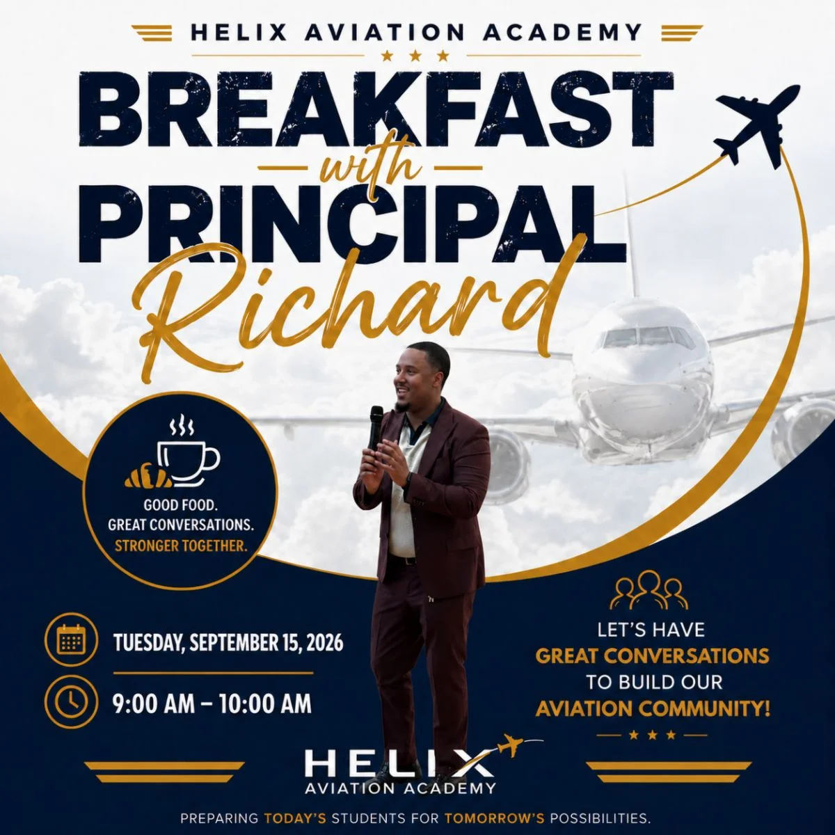 Breakfast with Principal graphic